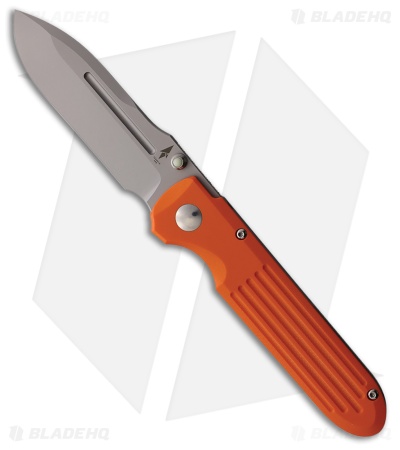 Terrain 365 Invictus ATSP Frame Lock Knife Orange G-10 (3.5" Terravantium)