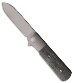 Terrain 365 Otter Flip-ATB Frame Lock Knife Black Micarta (3" Terravantium)