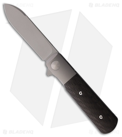 Terrain 365 Otter Flip-ATB Frame Lock Knife Carbon Fiber (3" Terravantium)