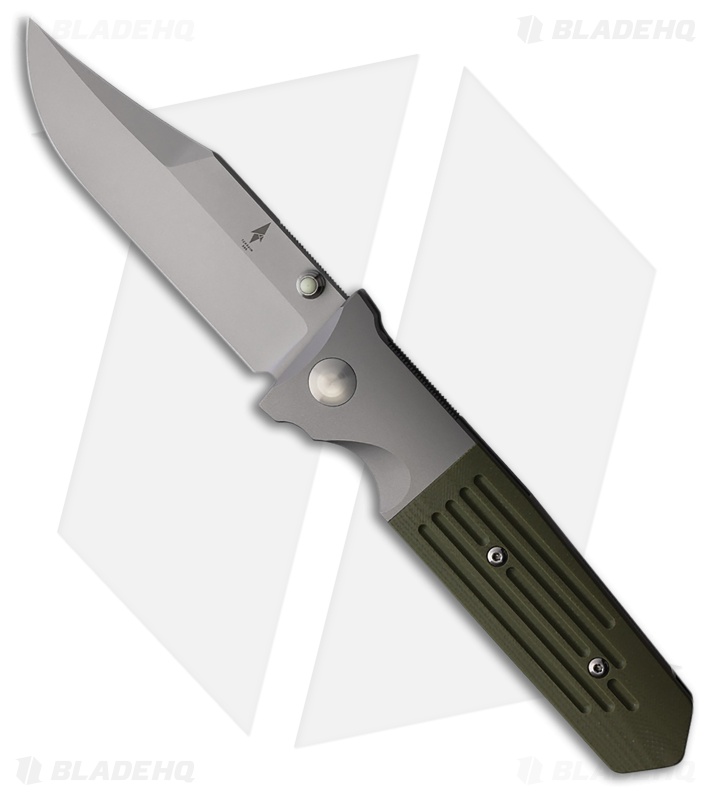 Terrain 365 STS-ATB Terravantium Knife OD Green G-10/Ti BB