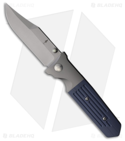 Terrain 365 STS-ATB Terravantium Frame Lock Knife Marine Gray G-10/Ti (3.5"BB)