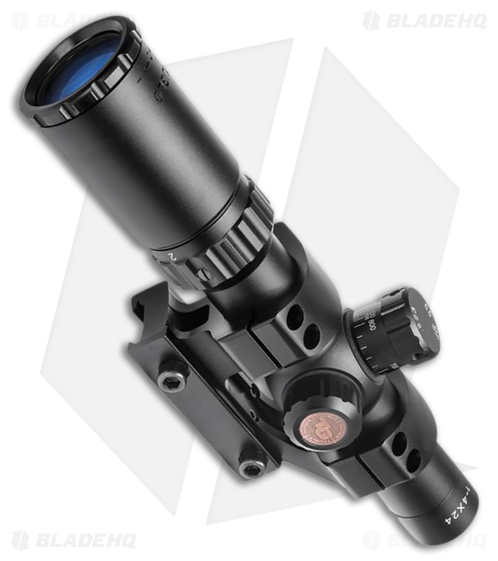 TRUGLO Scp Tac 1-4x24 30mm Mil Riflescope – Matte Black