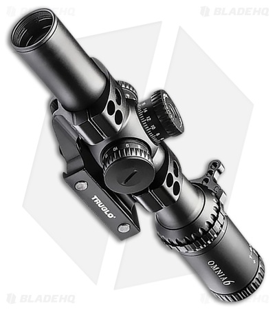 TRUGLO OMNIA 1-6x24mm IR Riflescope with APTR Reticle – Matte Black