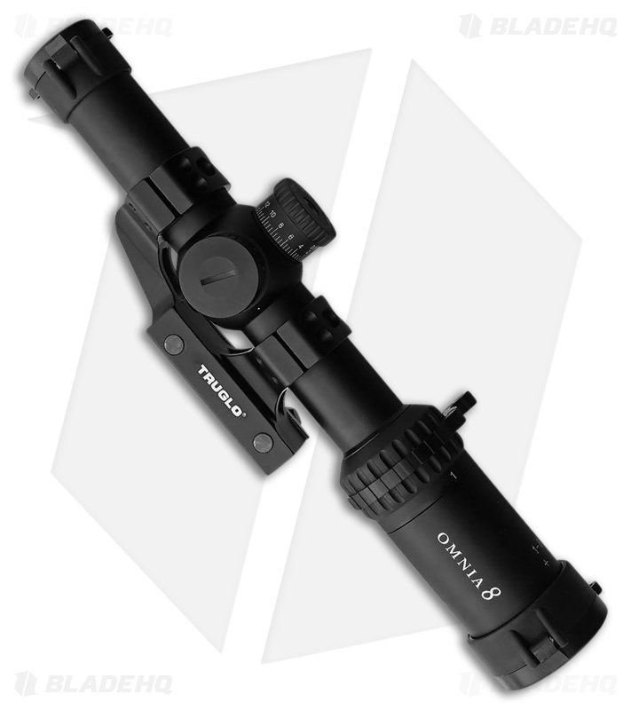 TRUGLO OMNIA 1-8x24mm IR Tactical Riflescope – Matte Black