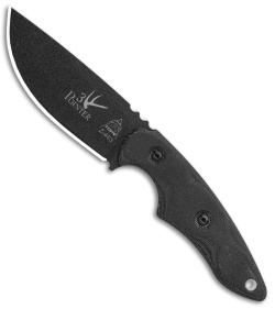 TOPS Knives 3 Pointer Fixed Blade Knife Black Canvas Micarta (3.13" Black)*DISC*