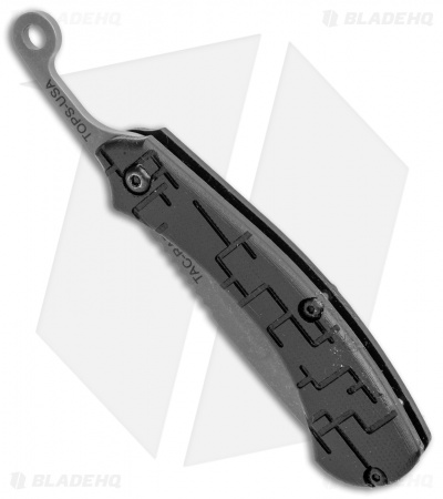 TOPS Knives Tac-Raze 3 Folding Knife Black G-10 (3.13" Gray)