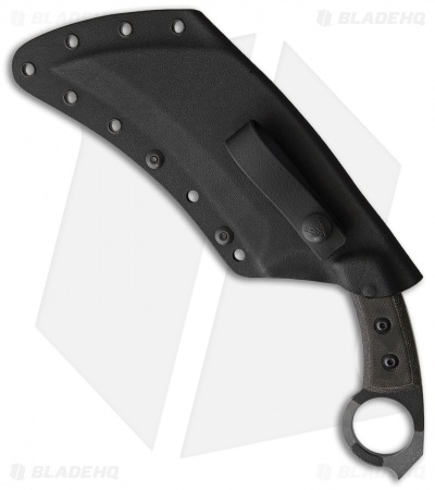 TOPS TAC-TOPS Karambit Fixed Blade Knife Micarta (6.2" Camo) TAC-01C