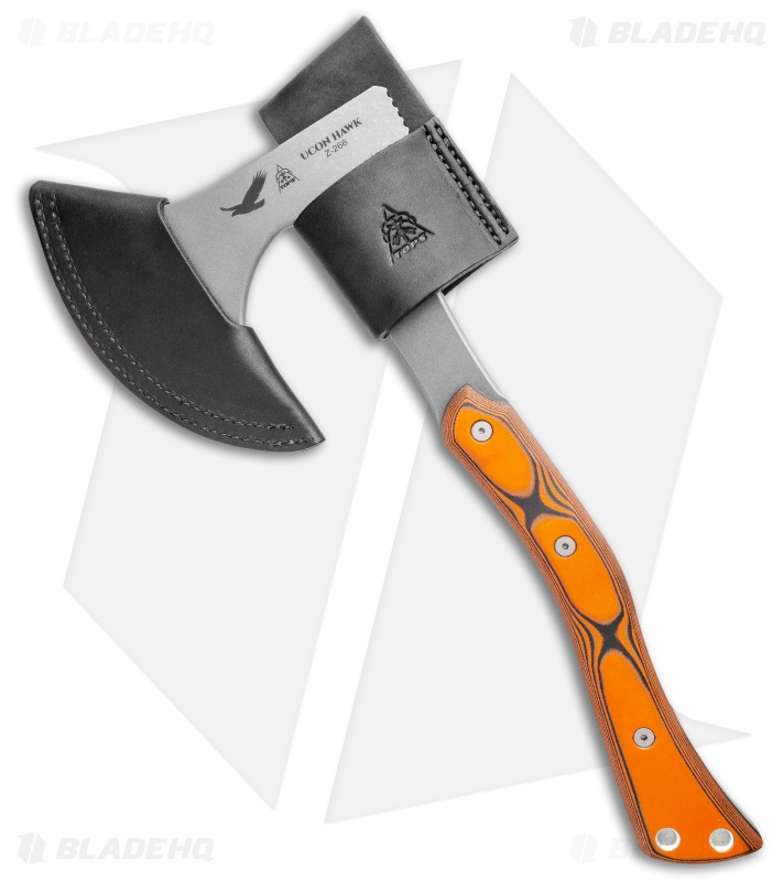 TOPS Ucon Hawk 15.5" Hatchet Orange/Black G-10