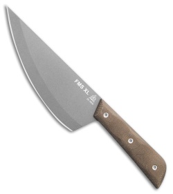 TOPS Knives Frog Market Special XL Knife Green Micarta (7.5" Cerakote)