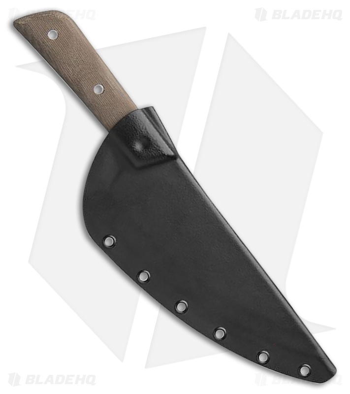 TOPS Frog Market Special XL Green Micarta Tungsten Cerakote