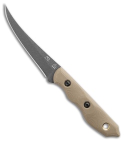 TOPS Knives Tick Fixed Blade Knife Tan G-10 (3" Gray)