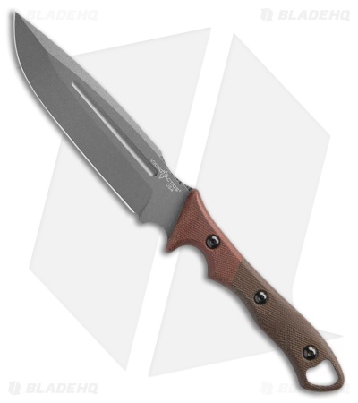 TOPS Viking Tactics Norseman Fixed Blade Knife Green/Tan Micarta (5.9" Cerakote)