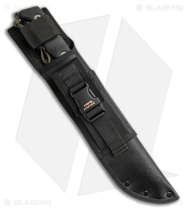 TOPS Yacare 10.0 Machete Black Micarta Tungsten Cerakote