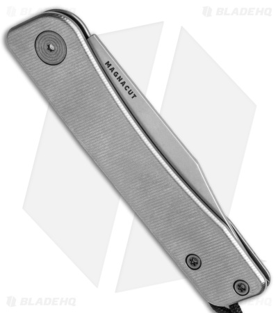 Tactile Knife Co. Bexar Slip Joint Knife Titanium (2.8" Stonewash MagnaCut)