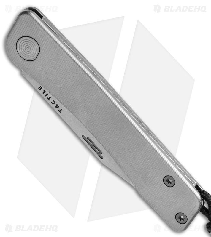 Tactile Knife Co. Bexar Slip Joint Knife Titanium (2.8" Stonewash MagnaCut)