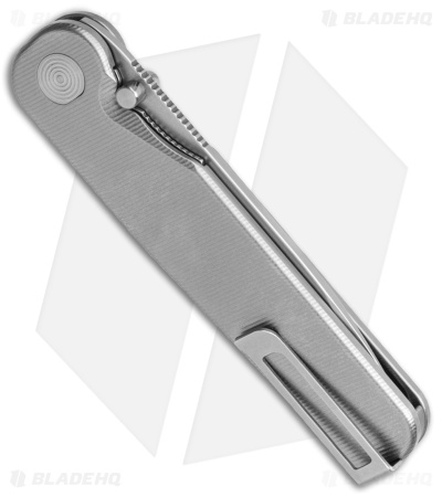 Tactile Knife Co. Rockwall Liner Lock Knife Titanium (3" Stonewash MagnaCut)