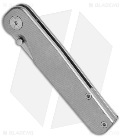 Tactile Knife Co. Rockwall Liner Lock Knife Titanium (3" Stonewash MagnaCut)