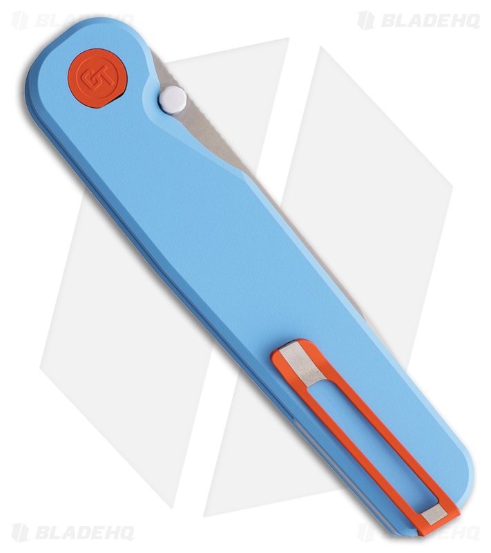 Tactile Knife Co. Rockwall GT MagnaCut Liner Lock Knife Blue Titanium (2.9" SW)