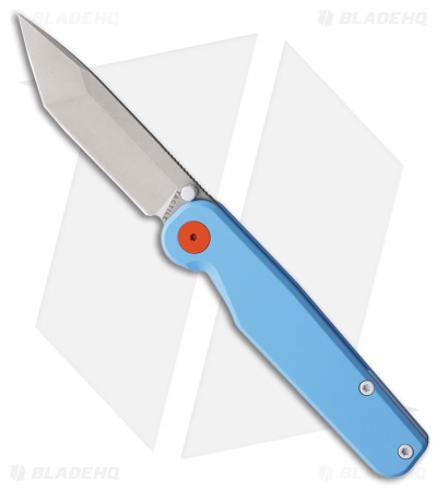 Tactile Knife Co. Rockwall GT MagnaCut Liner Lock Knife Blue Titanium (2.9" SW)