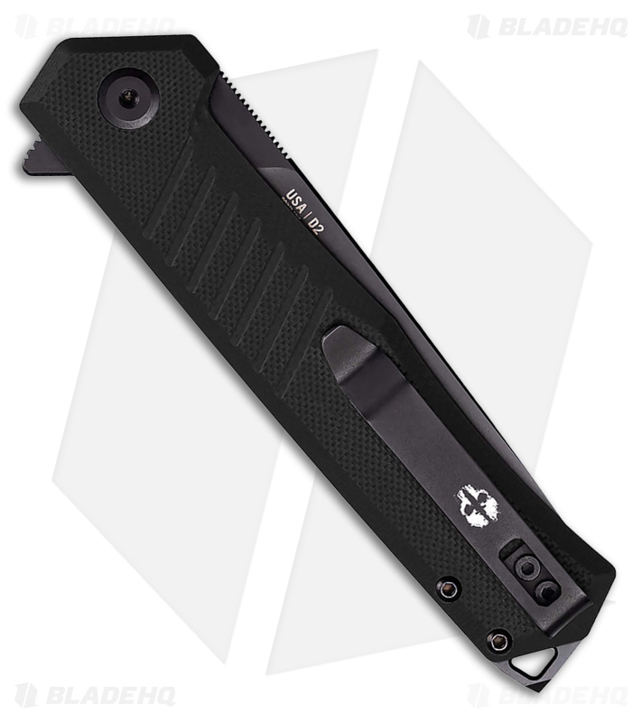 Tekto Knives F1 Alpha Liner Lock Knife Black G-10 (3.1" Black)