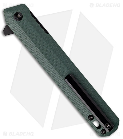 Tekto Knives F2 Bravo Liner Lock Knife OD Green G-10 (3.3" Black)