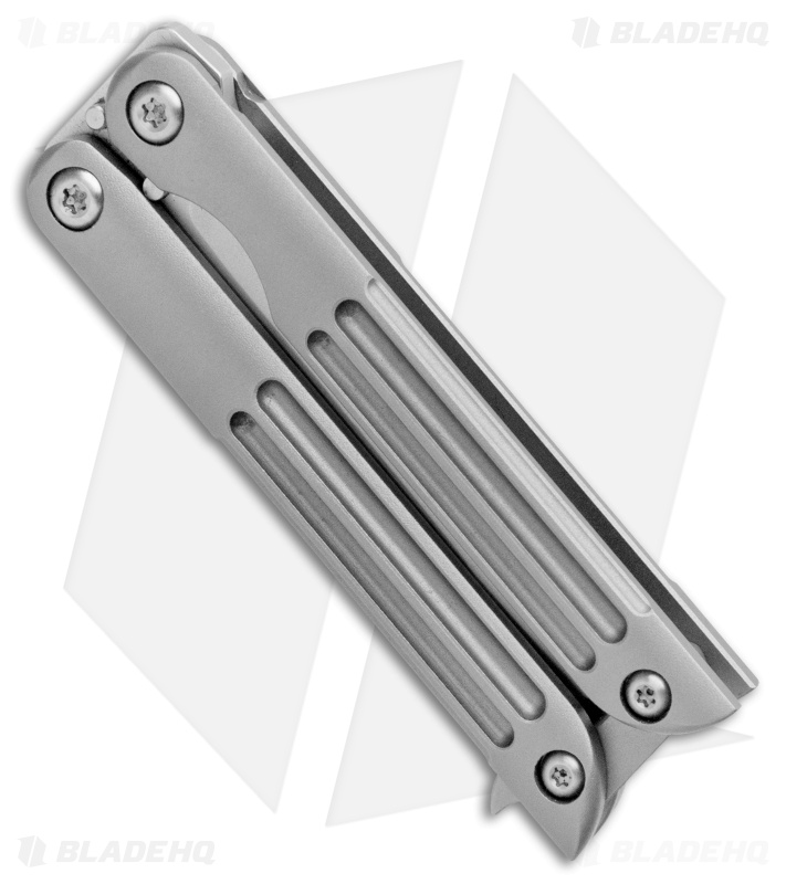Terrain 365 Balisong M390 Butterfly Knife Titanium (2" Bead Blast)