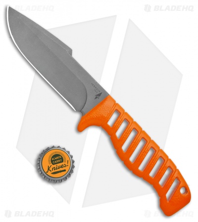 Terrain 365 Nautilus Terravantium Fixed Blade Knife Orange (4.5" Stonewash)