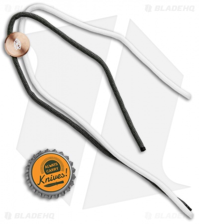 The James Brand The Ulu Lanyard w/ Rose Gold Stainless Steel Bead
