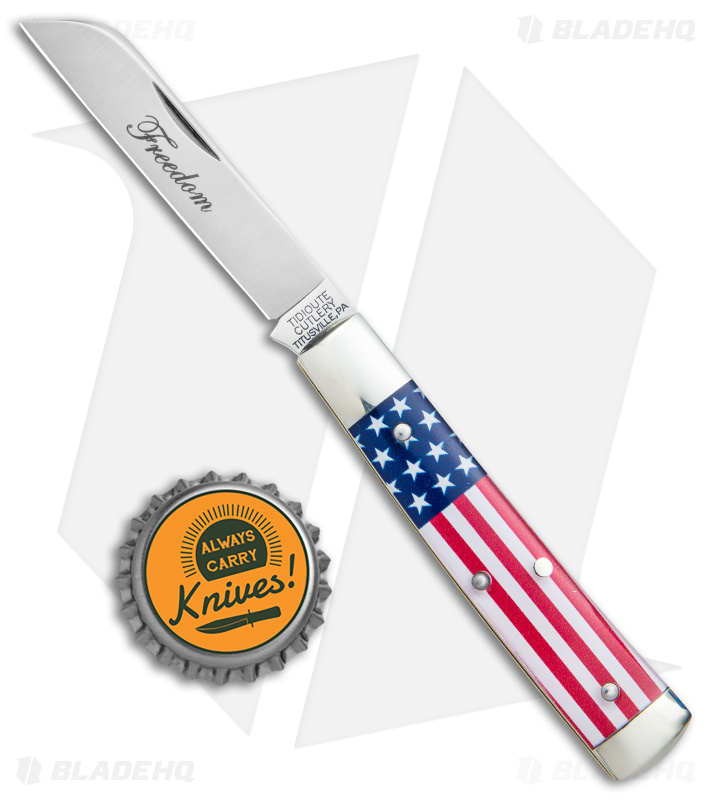 GEC #49 Tidioute Freedom Liberty Pocket Knife | Flag - Blade HQ