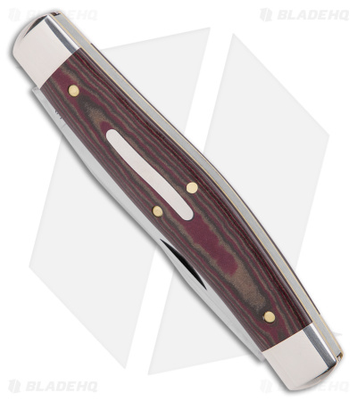 GEC #81 Tidioute Cutlery Coon Skinner Pocket Knife 4" Red Onion Micarta 818222