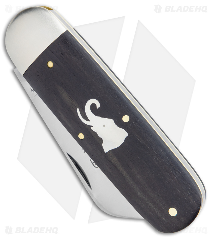 GEC Tidioute Cutlery #36 Toe Nail Clipper Knife Ebony Wood (3" Satin) 363122