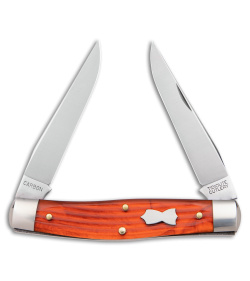 GEC #81 Tidioute Cutlery Coon Skinner Pocket Knife 4" Red Acrylic 818222