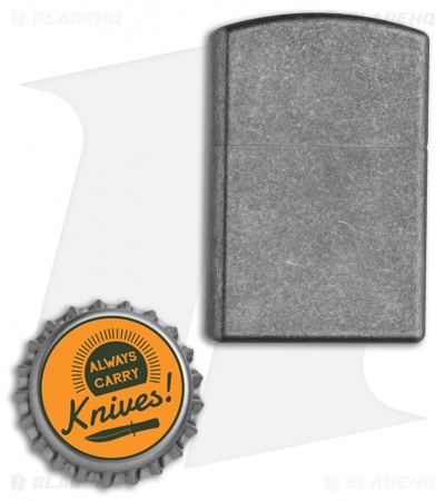 Titaner Titanium Zippo Lighter Case - Tumbled