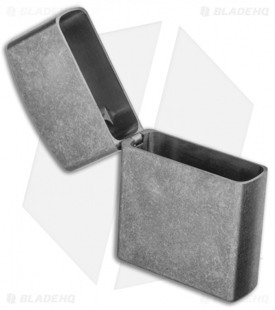 Titaner Titanium Zippo Lighter Case - Tumbled