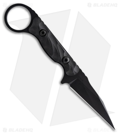 Toor Knives Jank Shank W Fixed Blade Knife Black G-10 (3" SOCOM Black)