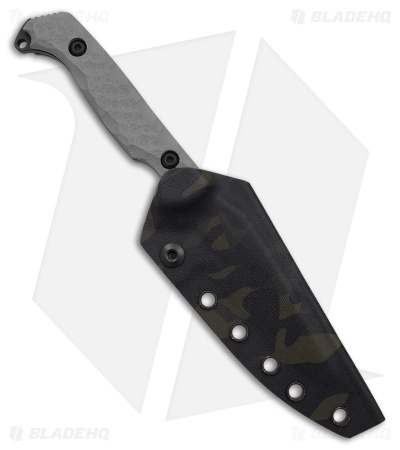 Toor Knives Darter Fixed Blade Knife Vapor Gray G-10 (4.25" Black)