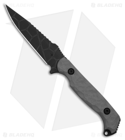 Toor Knives Darter Fixed Blade Knife Vapor Gray G-10 (4.25" Black)