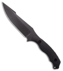 Toor Knives Raven Carbon Fixed Blade Knife G-10 (5.5" Black)