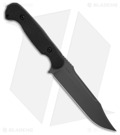 Toor Knives Valor MK1 Fixed Blade Knife Woodland Black G-10 (5.4" Gray)