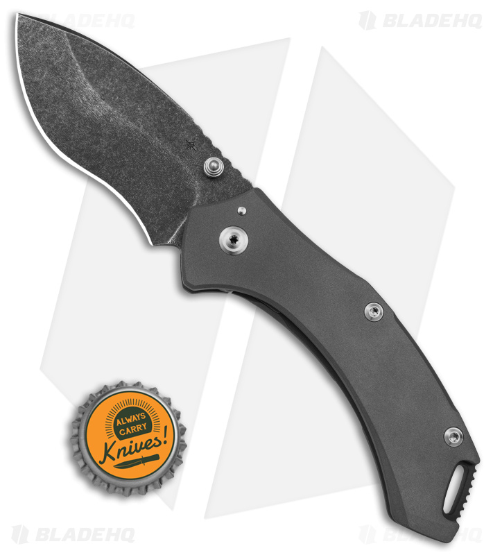 Toor Knives XT1 Alpha Slate Frame Lock Knife Titanium (3.25" SW)