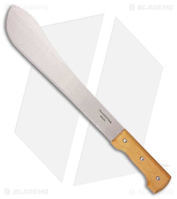 Tramontina Fixed Blade Bolo Machete Wood (14.5" Satin)
