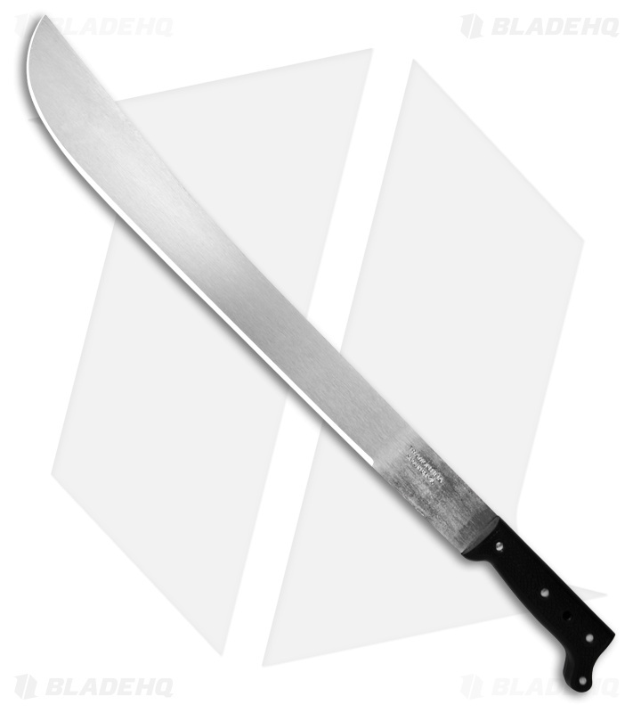 Tramontina Machete Fixed Blade Knife Black (24" Satin)