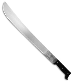 Tramontina Machete Fixed Blade Knife Black (24" Satin)