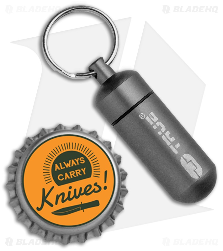 True Utility 1.75" CashStash Gray Aluminum