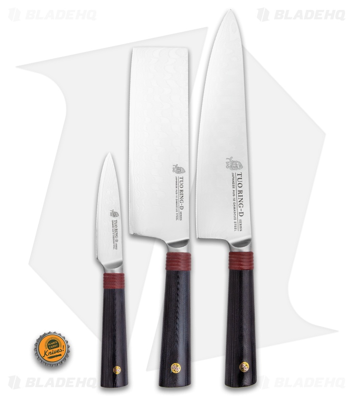 Tuo Cutlery Ring 3-Piece Kitchen Knife Set
