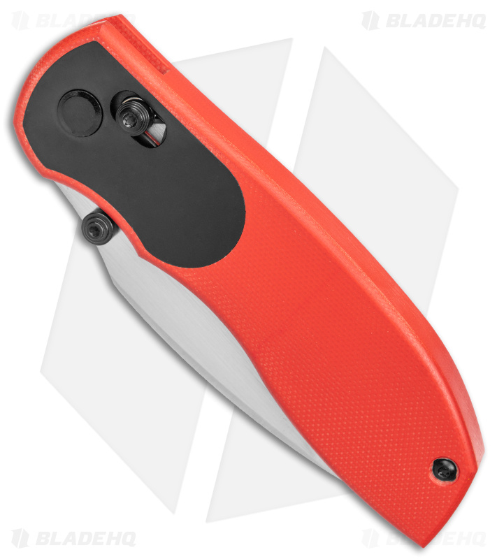 TuyaKnife Big Belly Slide Lock Knife Red G-10 (3.4" Satin)