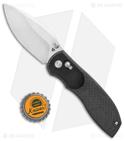 TuyaKnife Big Belly Slide Lock Knife Carbon Fiber (3.5"Satin)