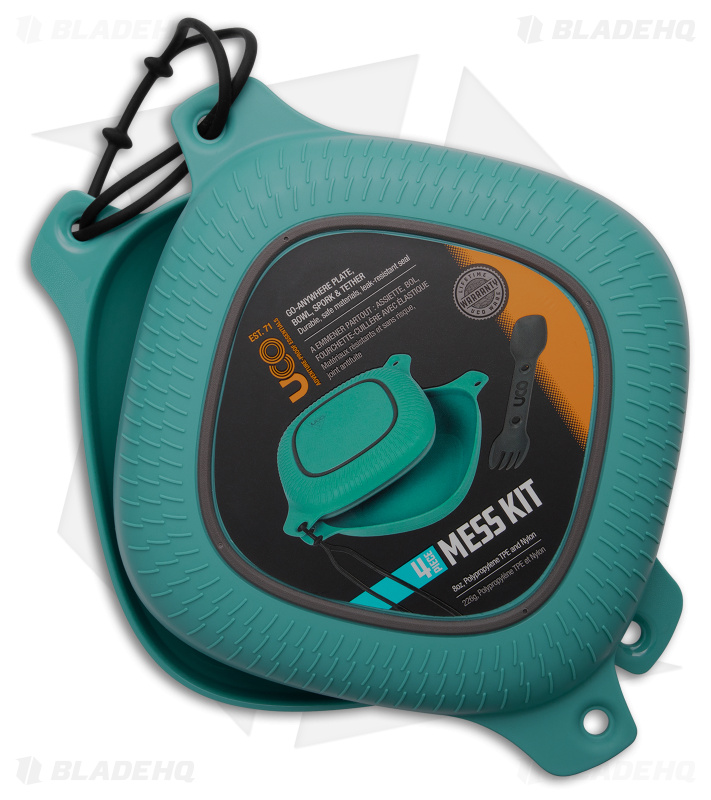 UCO 4 Pc Mess Kit Classic Blue- Polypropylene/TPR