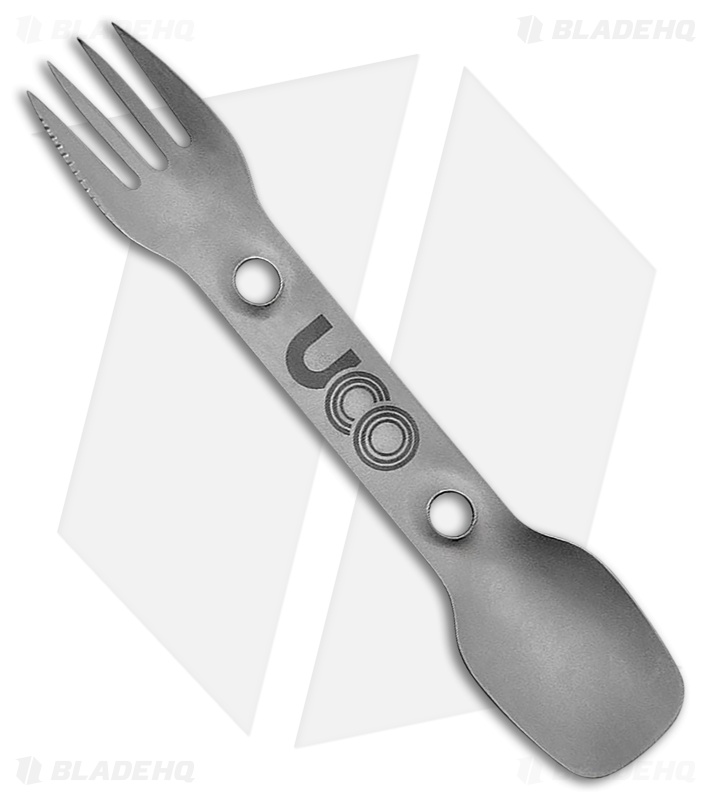 UCO Titanium Utility Spork W/Serrated Edge (7.00" Overall) 
