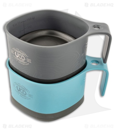 UCO Collapsible Camp Cup Set - Blue and Gray